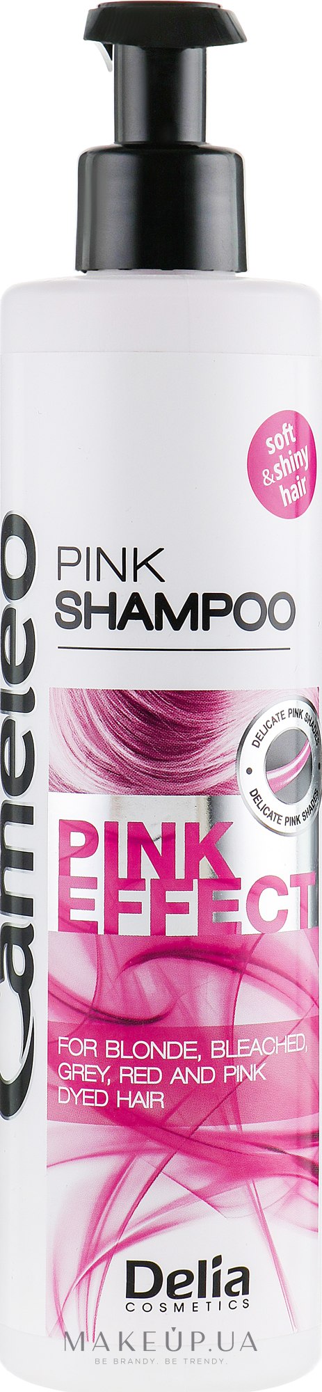 Ухаживающий шампунь с розовым оттенком - Delia Cosmetics Cameleo Pink Effect Shampoo — фото 250ml