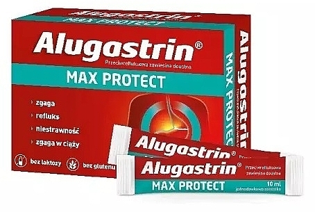 Дієтична добавка "Алугастрин Max Protect", саше - Urgo Alugastrin Max Protect — фото N1