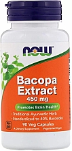 Харчова добавка "Бакопа екстракт", 450 мг - Now Foods Bacopa Extract — фото N1