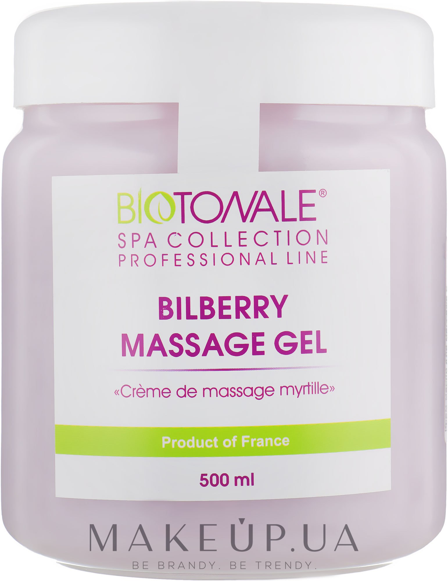 Крем-масло для массажа с черникой - Biotonale Bilberry Massage Gel — фото 500ml
