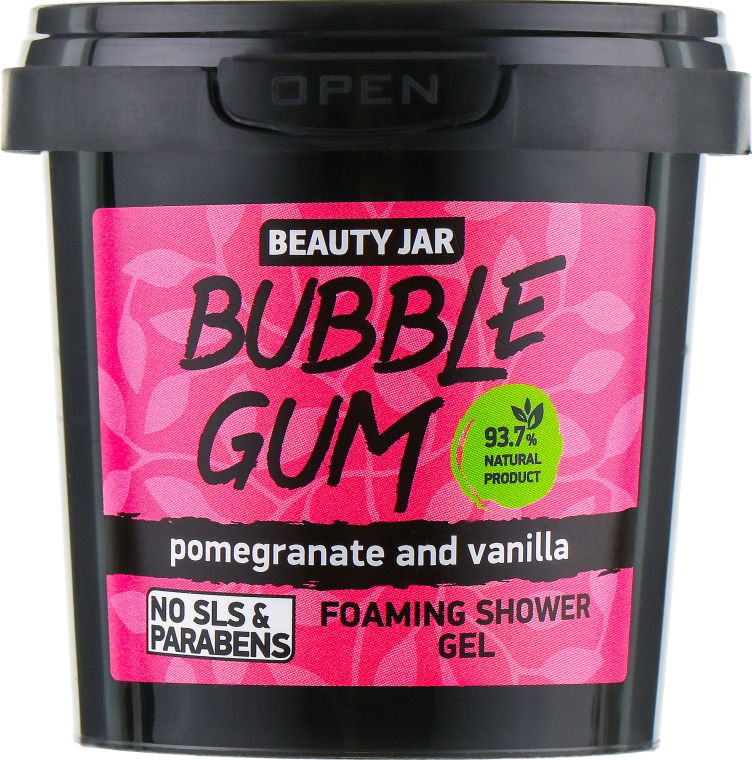 Гель для душу Bubble Gum - Beauty Jar Foaming Shower Gel — фото N2