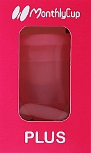 Менструальная чаша, большая, розовый топаз - Menskopp Intimate Care Plus — фото N1