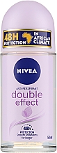 Дезодорант кульковий антиперспірант - NIVEA Double Effect Deodorant Roll-On — фото N5