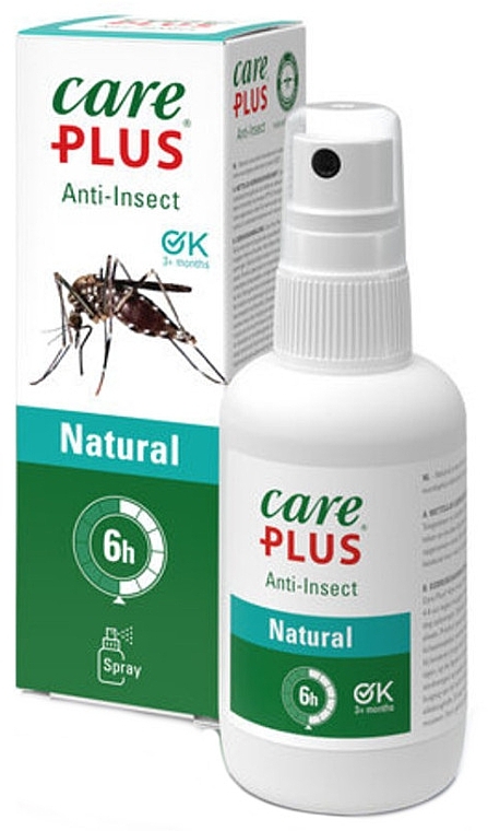 Спрей проти комах - Care Plus Anti-Insect Natural Spray — фото N1