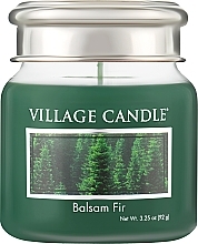 Парфумерія, косметика Ароматична свічка в банці "Піхта бальзамічна" - Village Candle Premium Balsam Fir