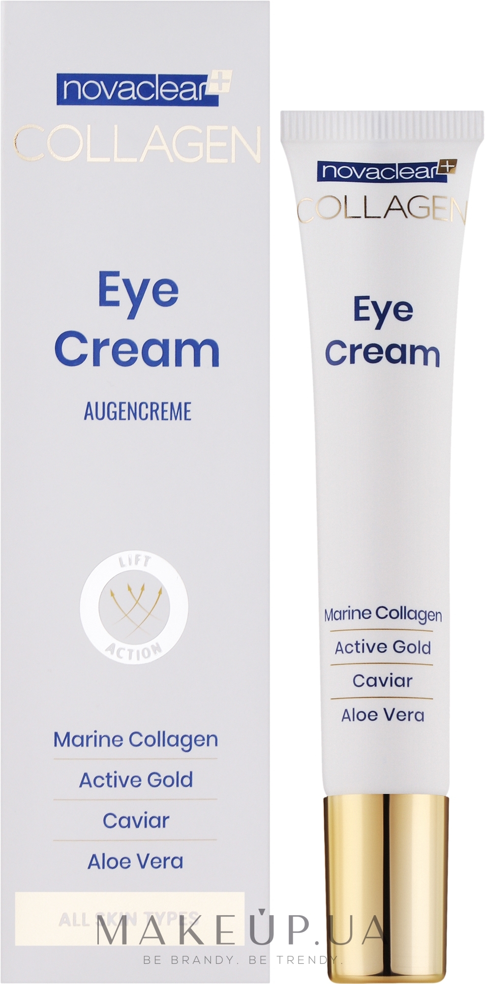 Колагеновий крем для шкіри навколо очей - Novaclear Collagen Eye Cream — фото 15ml