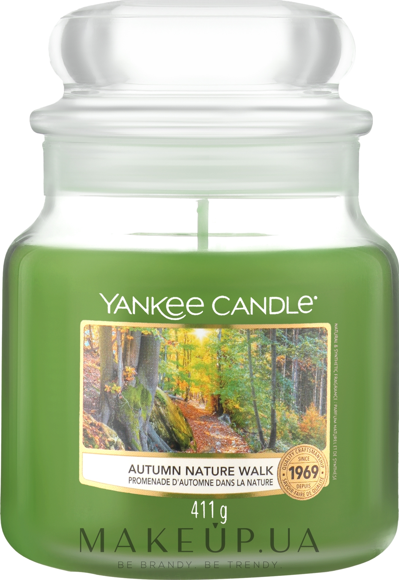 Ароматична свічка у банці "Осіння прогулянка" - Yankee Candle Autumn Nature Walk — фото 411g