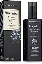 Лосьйон-дезодорант "Чорний ялівець" - L`Erbolario Black Juniper Energising Deodorant Lotion — фото N1