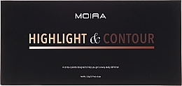 Палетка для контурирования лица - Moira Highlight & Contour Palette — фото N2