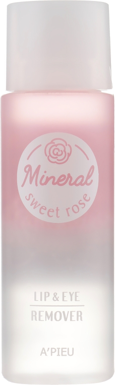 Ремувер для демакияжа губ и глаз - A'pieu Mineral Lip and Eye Make-up Remover Sweet Rose