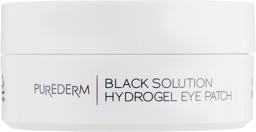 Набір гідрогелевих патчів під очі з порошком перлів - Purederm Black Solution Hydrogel Eye Patch — фото N3