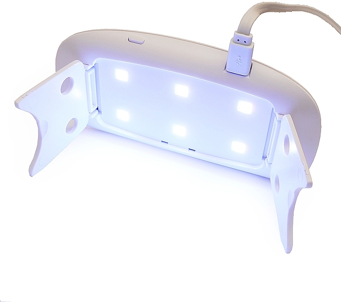 Лампа 6W UV/LED, біла - SUN Mini 6W — фото N4