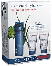 Духи, Парфюмерия, косметика Набор - Clarins Men Hydration Essentials Set (shampoo/30ml +f/wash/30ml + f/balm/50ml)