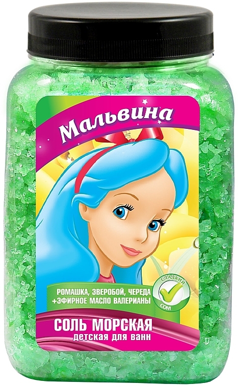 Соль для ванн морская детская "Мальвина" - Bioton Cosmetics Sea Salt — фото N2