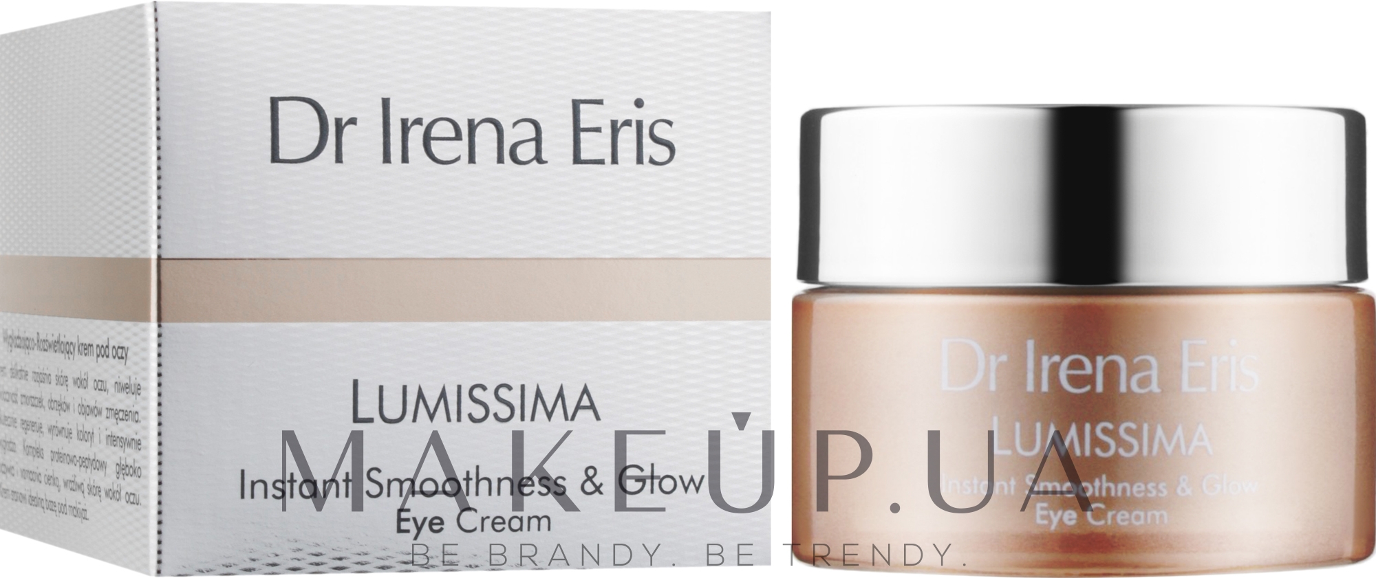 Крем для кожи вокруг глаз - Dr Irena Eris Lumissima Instant Smoothness & Glow Eye Cream — фото 15ml