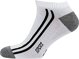 Шкарпетки чоловічі короткі RT1321-049/1, білі - ReflexTex — фото N1