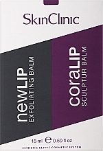 Парфумерія, косметика Набір - SkinClinic Coralip & Newlip Lip Care Pack (lip/crub/15ml + lip/balm/15ml)