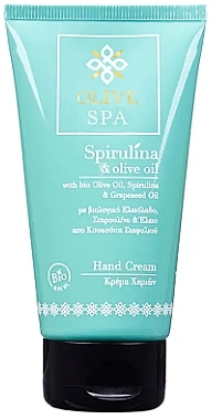 Крем для рук зі спіруліною - Olive Spa Spirulina Hand Cream — фото N1