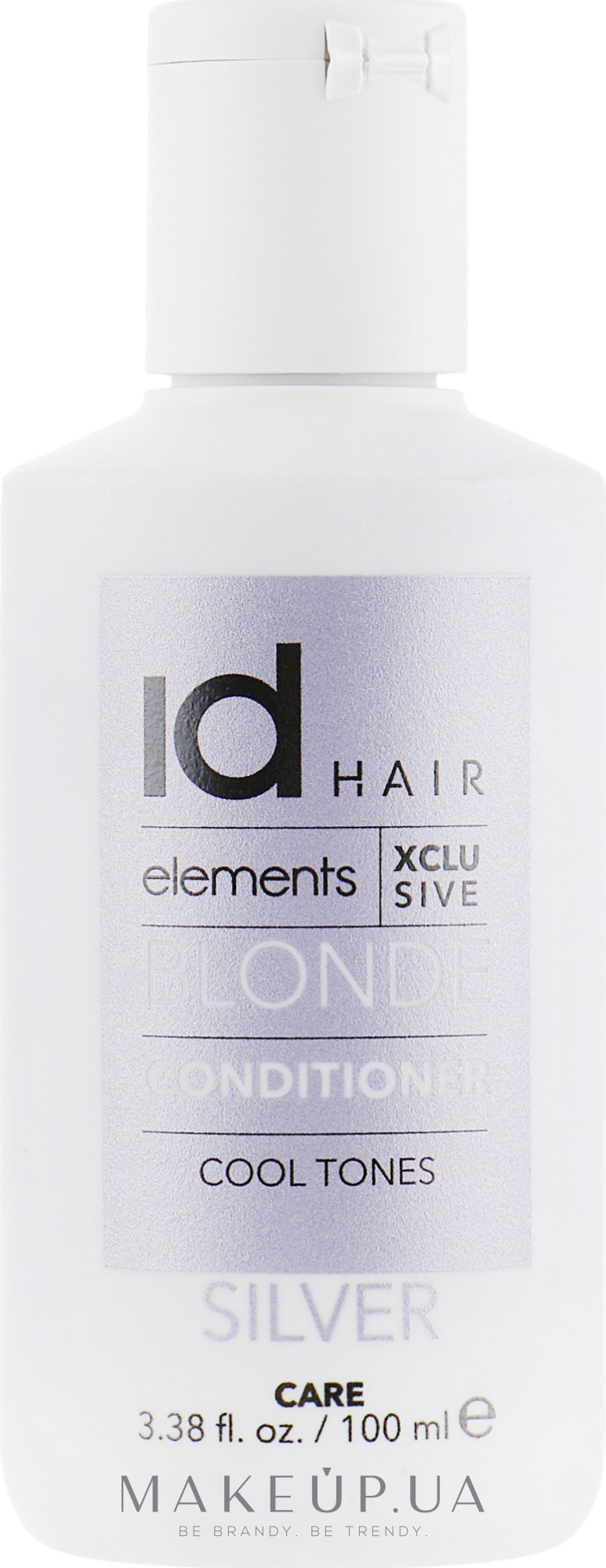Кондиціонер для освітленого і блондованого волосся - idHair Elements XCLS Blonde Silver Conditioner — фото 100ml