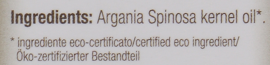 Чистое 100% органическое органовое масло с пипеткой - Arganiae L'oro Liquido — фото N3