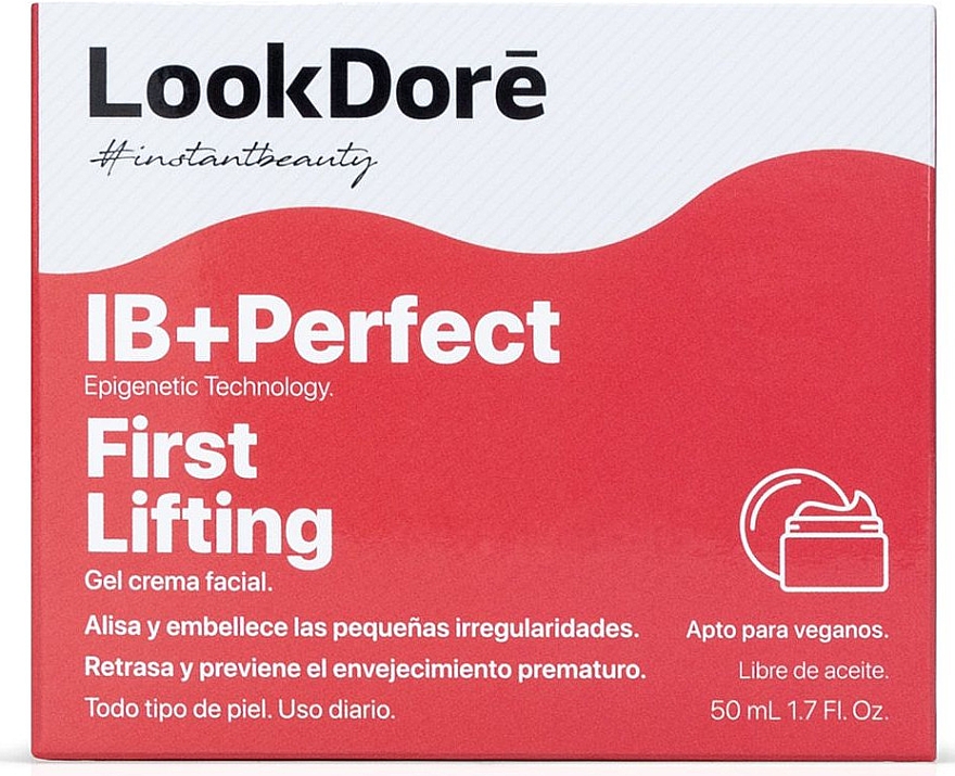 Гель-крем для обличчя - LookDore IB+Perfect Facial Gel Cream First Lifting — фото N2