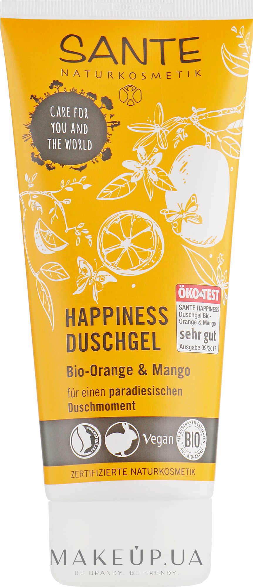 Біо-гель для душу "Апельсин Манго" - Sante Happiness Shower Gel — фото 200ml