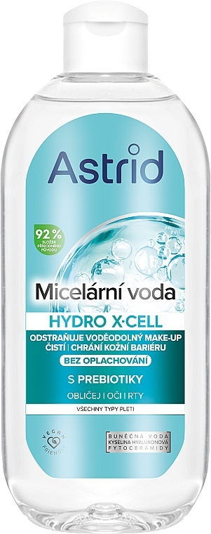 Міцелярна вода - Astrid Hydro X-Cell Micellar Water — фото N1