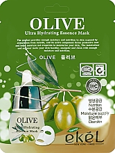 Тканинна маска з оливковою олією - Ekel Olive Ultra Hydrating Essence Mask — фото N1