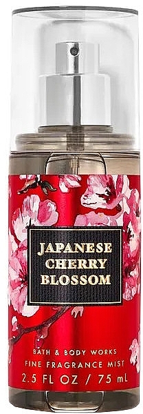 Парфюмированный спрей для тела - Bath And Body Works Japanese Cherry Blossom Fine Fragrance Mist (мини) — фото N1