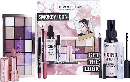 Набір, 6 продуктів - Makeup Revolution Get The Look Gift Set Smokey Icon — фото N1