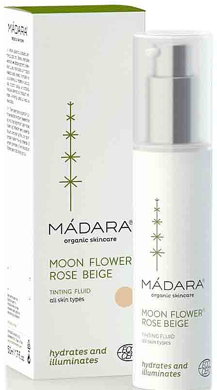 Рідкий тонувальний флюїд "Місячна квітка" - Madara Moon Flower Rose Beige — фото N2