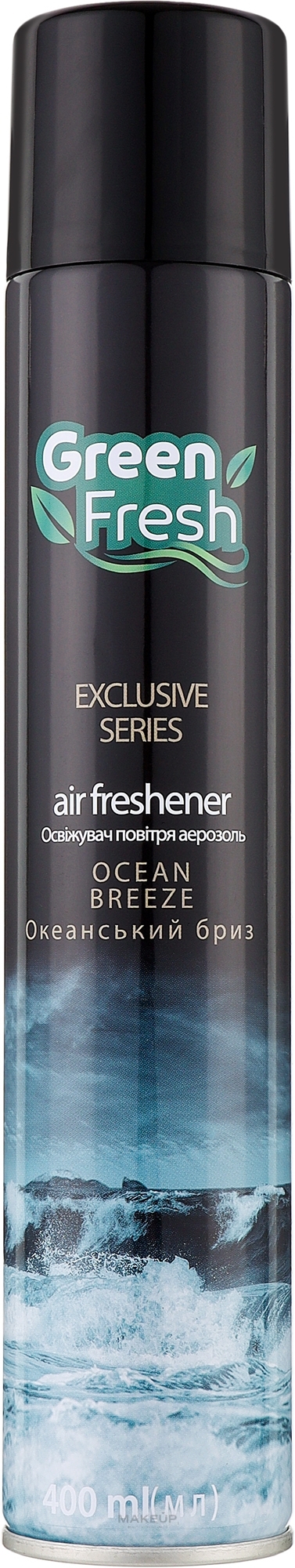 Освежитель воздуха "Океанский бриз" - Green Fresh Air Freshener Ocean Breeze — фото 400ml