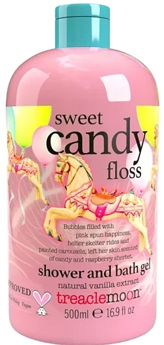 Гель для душа и ванны - Treaclemoon Sweet Candy Floss Shower And Bath Gel — фото N1