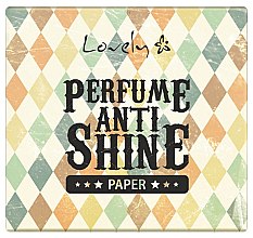 Духи, Парфюмерия, косметика Матирующие салфетки - Lovely Perfume Anti Shine Paper