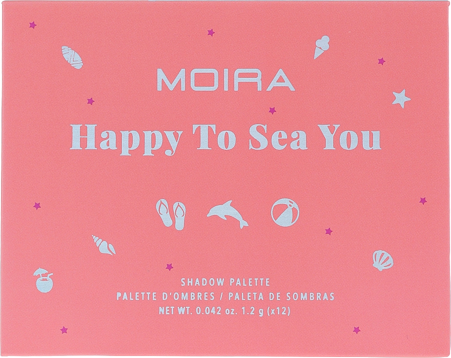 Палетка тіней для повік - Moira Happy To Sea You Shadow Palette — фото N2