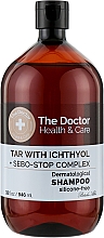 Шампунь "Дегтярный с ихтиолом" - The Doctor Health & Care Tar With Ichthyol + Sebo-Stop Complex Shampoo — фото N2