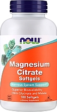 Минералы Цитрат магния, мягкие таблетки - Now Foods Magnesium Citrate Softgels — фото N3