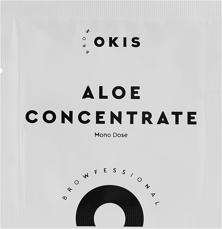 Концентрат алое для глубокого увлажнения бровей и ресниц - Okis Brow Aloe Concentrate (пробник)