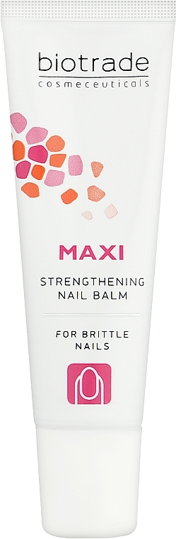 Бальзам для укрепления ногтей и смягчения кутикулы с витаминами А, Е и ланолином - Biotrade Maxi Balm Nails — фото N1