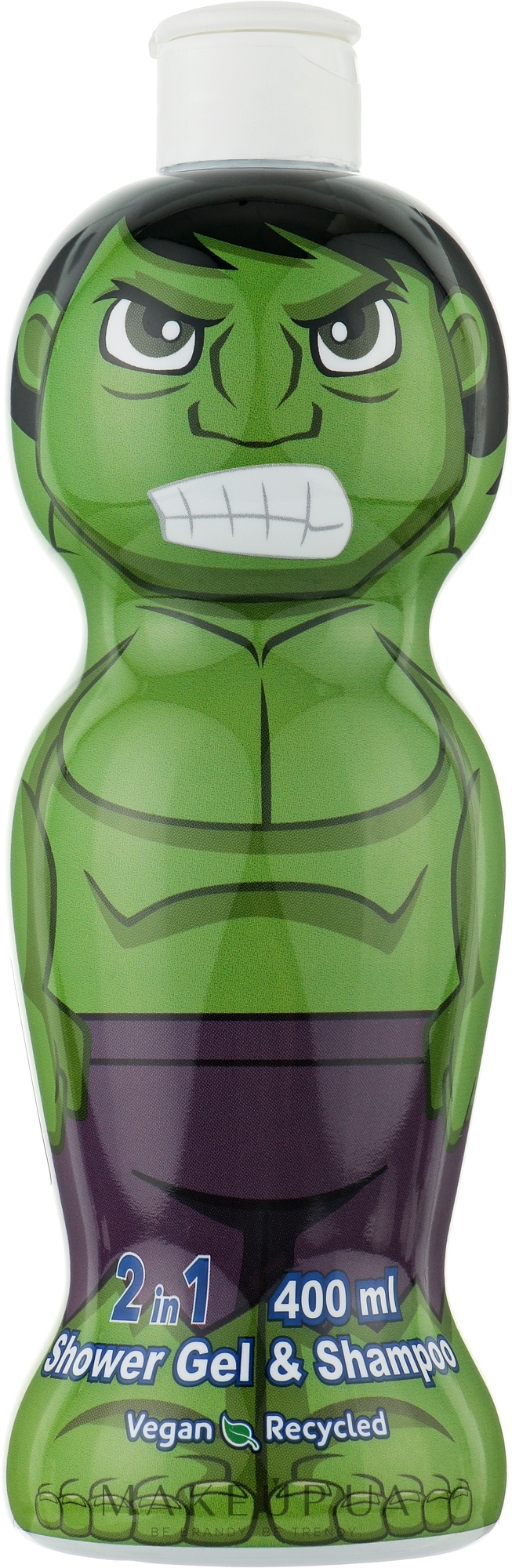 Гель-шампунь - Air-Val International Hulk 2D Shower Gel & Shampoo — фото 400ml