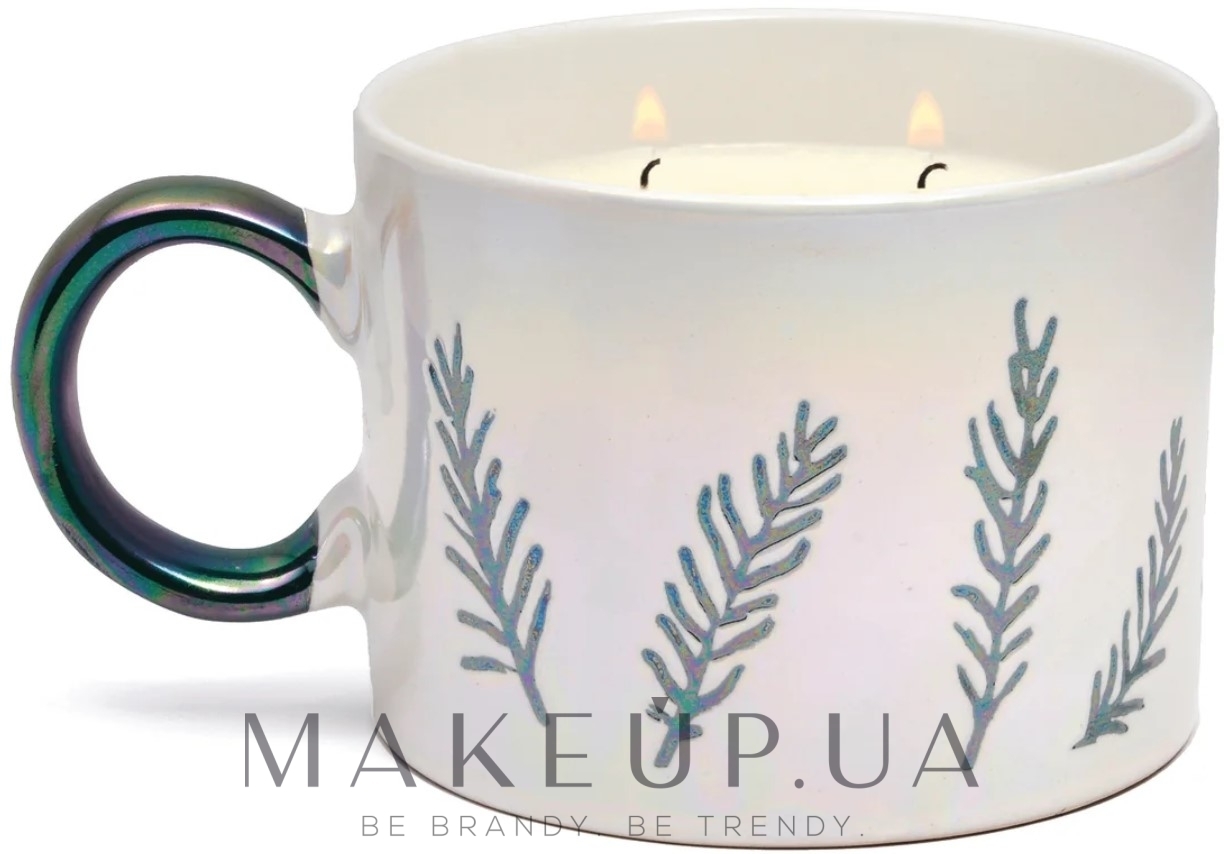 Ароматическая свеча в чашке, белая - Paddywax Cypress & Fir White Ceramic  Mug Candle: купить по лучшей цене в Украине | Makeup.ua