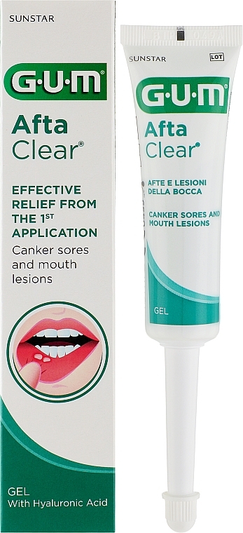 Заспокійливий гель для ротової порожнини - G.U.M Afta Clear Oral Soothing Gel — фото N2