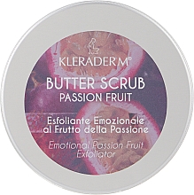 Парфумерія, косметика Скраб олійний для обличчя й тіла "Маракуя" - Kleraderm Butter Scrub Passion Fruit