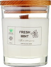 Аромасвічка "Fresh mint", у склянці - Purity Candle — фото N2