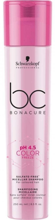 Шампунь для волосся - Schwarzkopf Professional BC Bonacure Color Freeze Sulfate Free Micellar Shampoo — фото N1