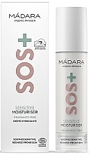 Зволожувальний крем для обличчя - Madara Cosmetics SOS+ Sensitive Moisturiser — фото N1
