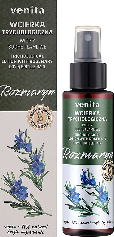 УЦЕНКА Трихологический кондиционер для сухих и ломких волос - Venita Conditioner With Rosemary * — фото N2