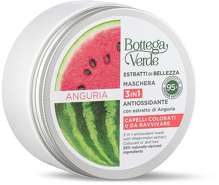 Маска для волос с экстрактом арбуза - Bottega Verde Beauty Extracts Hair Mask — фото N1