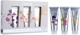 Духи, Парфюмерия, косметика Набор “Трио кремов для рук“ - Caudalie Hand Cream Trio Set (Cr/30ml + Cr/30ml + Cr/30ml)