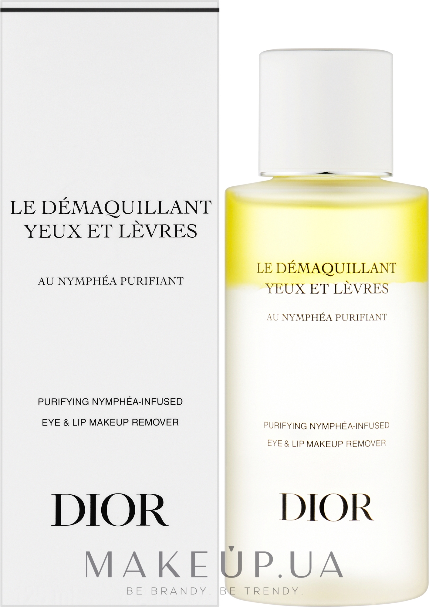 Засіб для зняття макіяжу з губ та шкіри навколо очей - Dior Make-Up Remover — фото 125ml